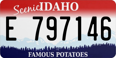 ID license plate E797146