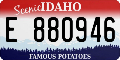ID license plate E880946