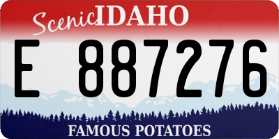 ID license plate E887276