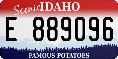ID license plate E889096
