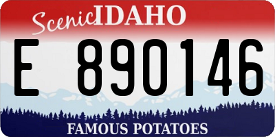 ID license plate E890146