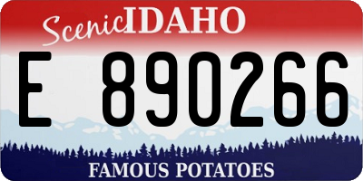 ID license plate E890266