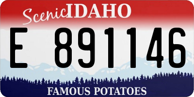 ID license plate E891146