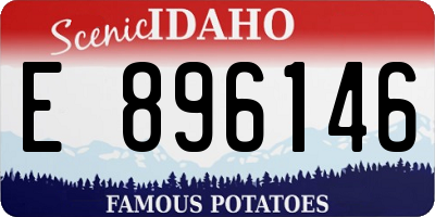 ID license plate E896146