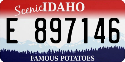 ID license plate E897146