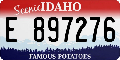 ID license plate E897276
