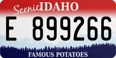 ID license plate E899266