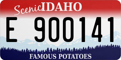 ID license plate E900141