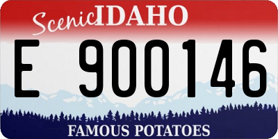 ID license plate E900146