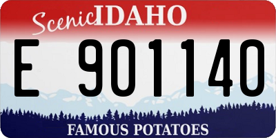 ID license plate E901140