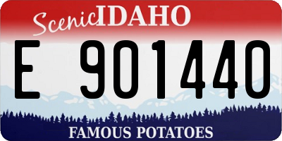 ID license plate E901440