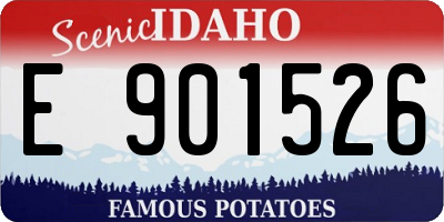 ID license plate E901526