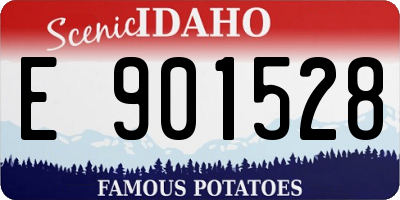 ID license plate E901528