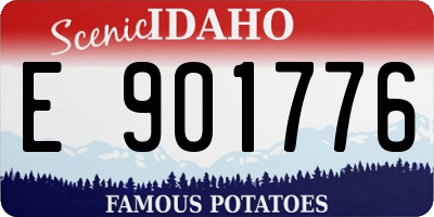 ID license plate E901776