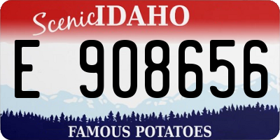 ID license plate E908656