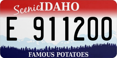 ID license plate E911200