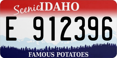ID license plate E912396