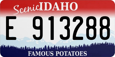 ID license plate E913288