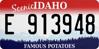 ID license plate E913948