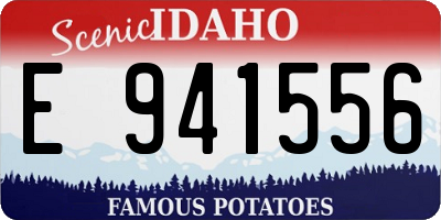 ID license plate E941556