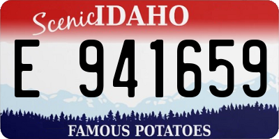 ID license plate E941659