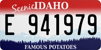 ID license plate E941979
