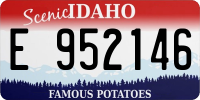 ID license plate E952146
