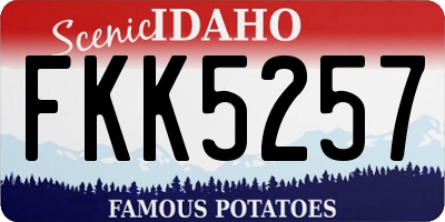 ID license plate FKK5257