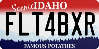 ID license plate FLT4BXR