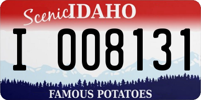 ID license plate I008131
