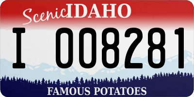 ID license plate I008281