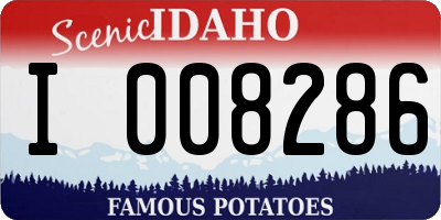 ID license plate I008286