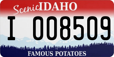 ID license plate I008509