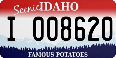 ID license plate I008620