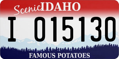 ID license plate I015130