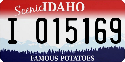 ID license plate I015169