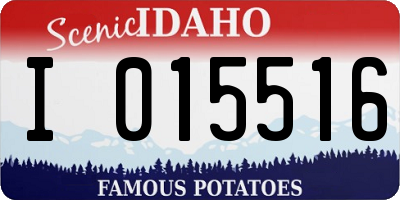 ID license plate I015516