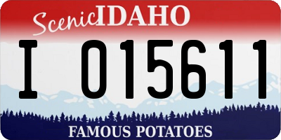 ID license plate I015611