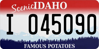 ID license plate I045090