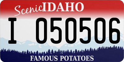 ID license plate I050506