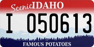 ID license plate I050613