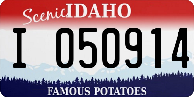 ID license plate I050914