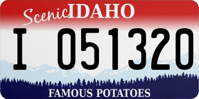 ID license plate I051320