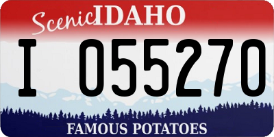 ID license plate I055270