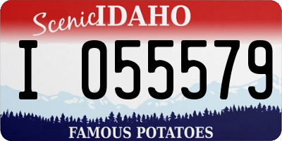 ID license plate I055579