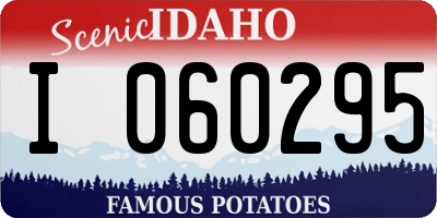 ID license plate I060295