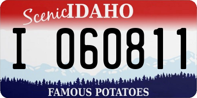 ID license plate I060811