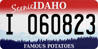 ID license plate I060823