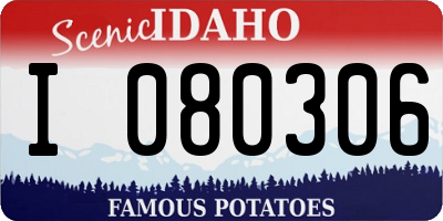 ID license plate I080306
