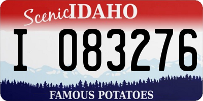 ID license plate I083276